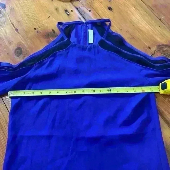 Ramy Brook DEEP AMETHYST Purple Anya Cold Shoulder Blouse, US Small - Picture 15 of 16